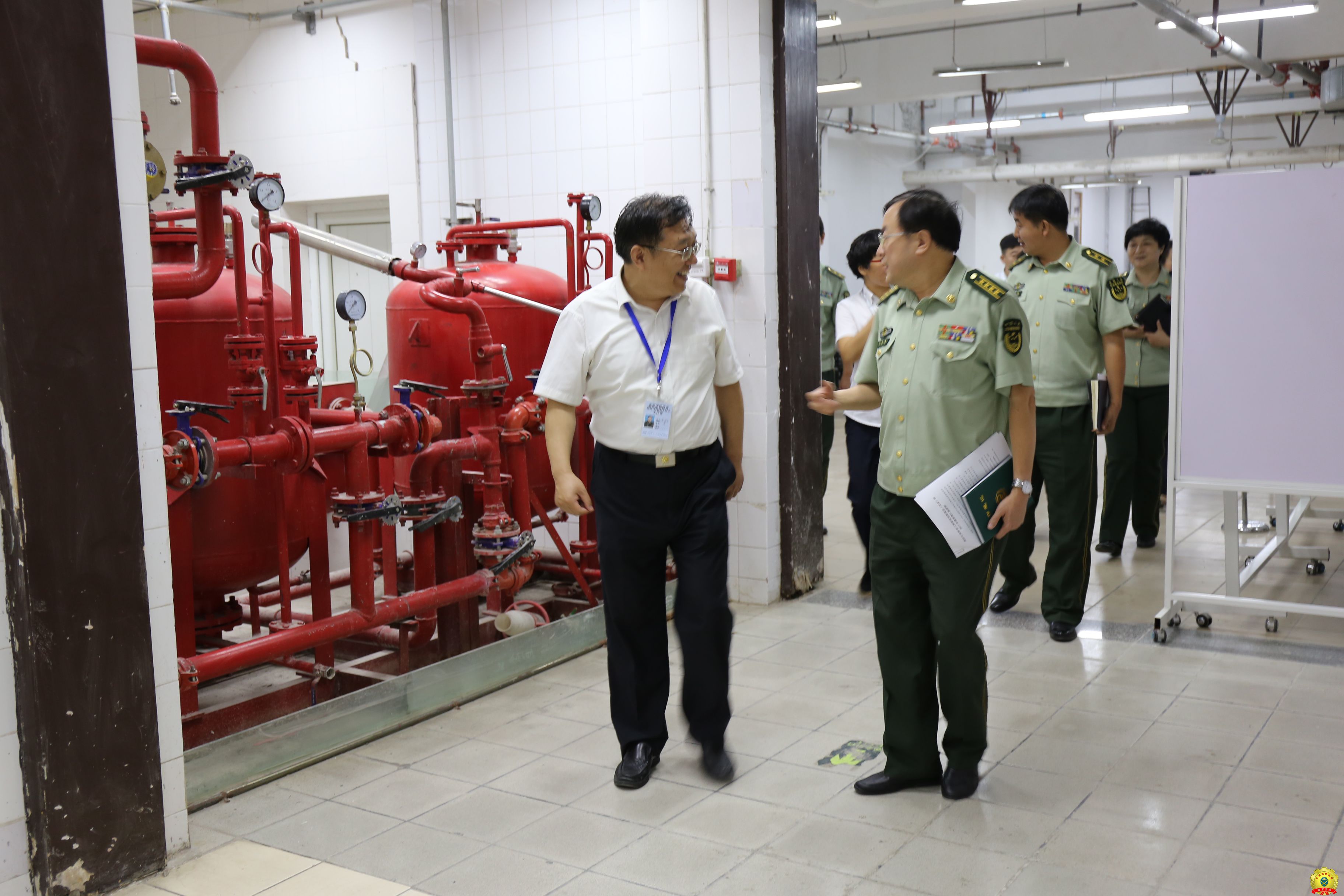 消防局领导到协会检查指导工作 - 重要新闻 - 北